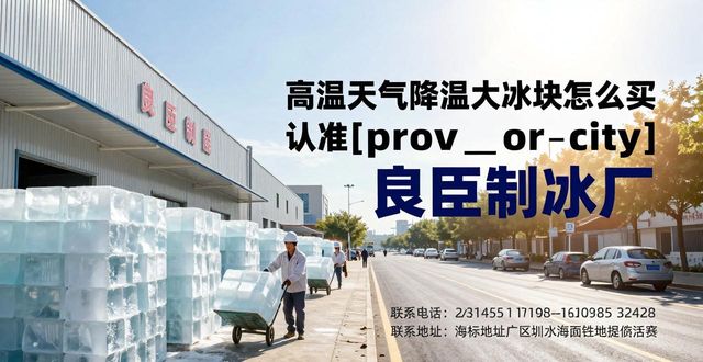 高温天气降温大冰块怎么买 认准台州良臣制冰厂