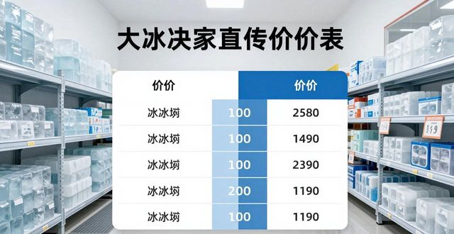 大冰块批发厂家怎么选?台州直供渠道靠谱吗