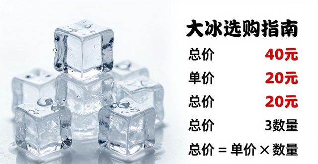 大冰块价格到底怎么算？台州冰块选购指南
