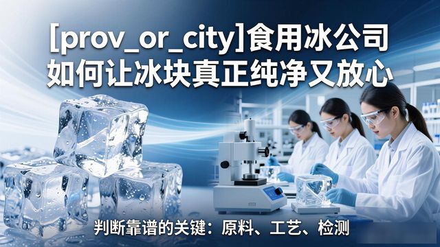 台州食用冰公司如何让冰块真正纯净又放心